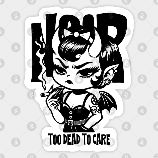 NOIR Sticker by artslaves